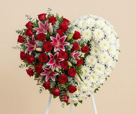 Arreglo Floral de Corazón